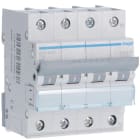 HAGER - Johdonsuojakatkaisija 40A 6kA - MCN640 3+N 40A C-käy 6kA
