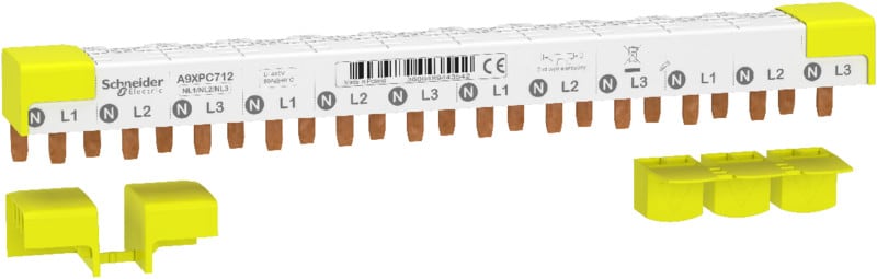 SCHNEIDER ELECTRIC - Virtakisko - iC40 virtak 3P+N 80A 12 nap
