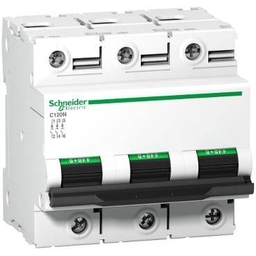 SCHNEIDER ELECTRIC - Johdonsuojakatkaisija - C120N jsk 3P C 63A 10kA