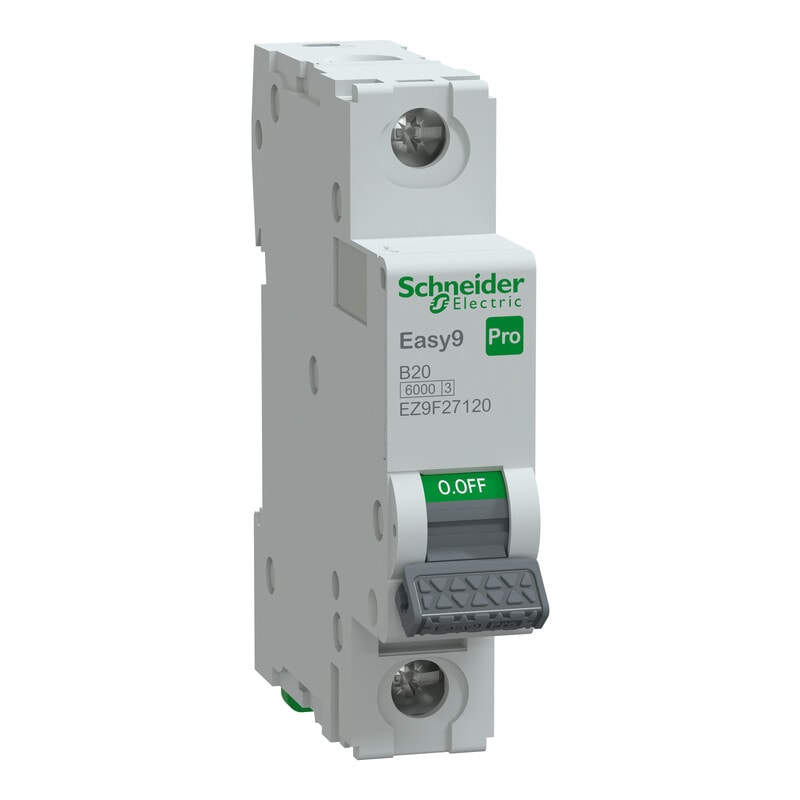 SCHNEIDER ELECTRIC - Johdonsuojakatkaisija - Easy9 MCB 1B20 6kA