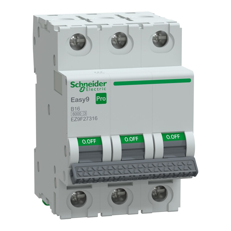 SCHNEIDER ELECTRIC - Johdonsuojakatkaisija - Easy9 MCB 3B16 6kA