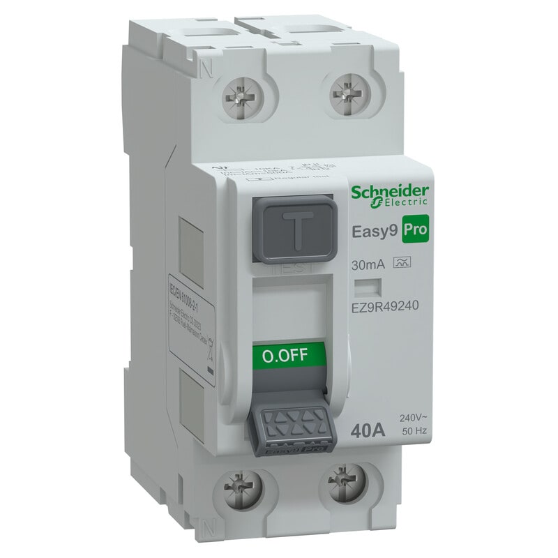 SCHNEIDER ELECTRIC - Vikavirtasuojakytkin - Easy9 RCCB 2P 40A 30mA A