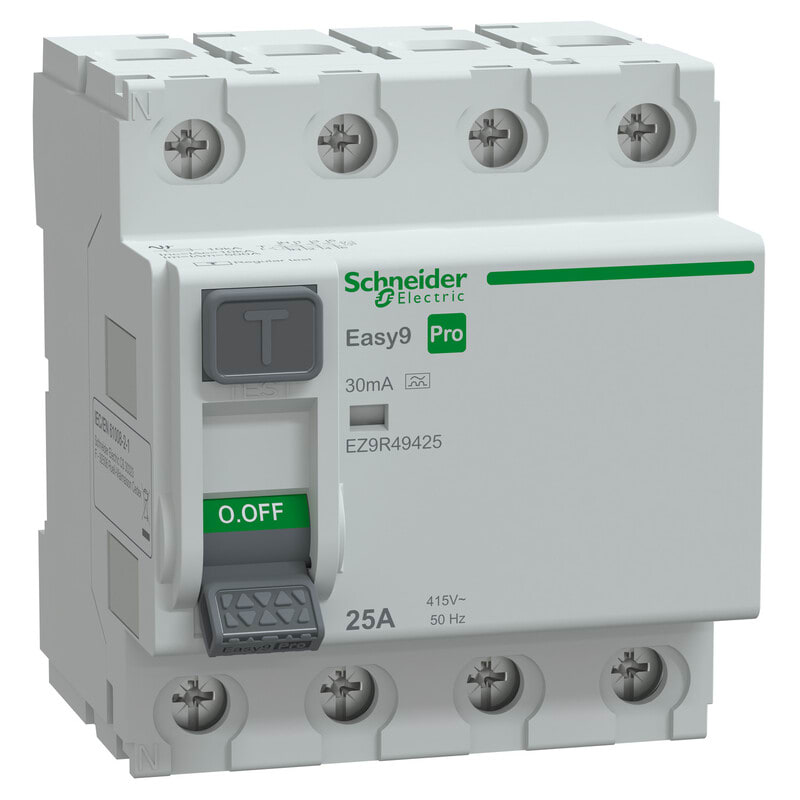 SCHNEIDER ELECTRIC - Vikavirtasuojakytkin - Easy9 RCCB 4P 25A 30mA A