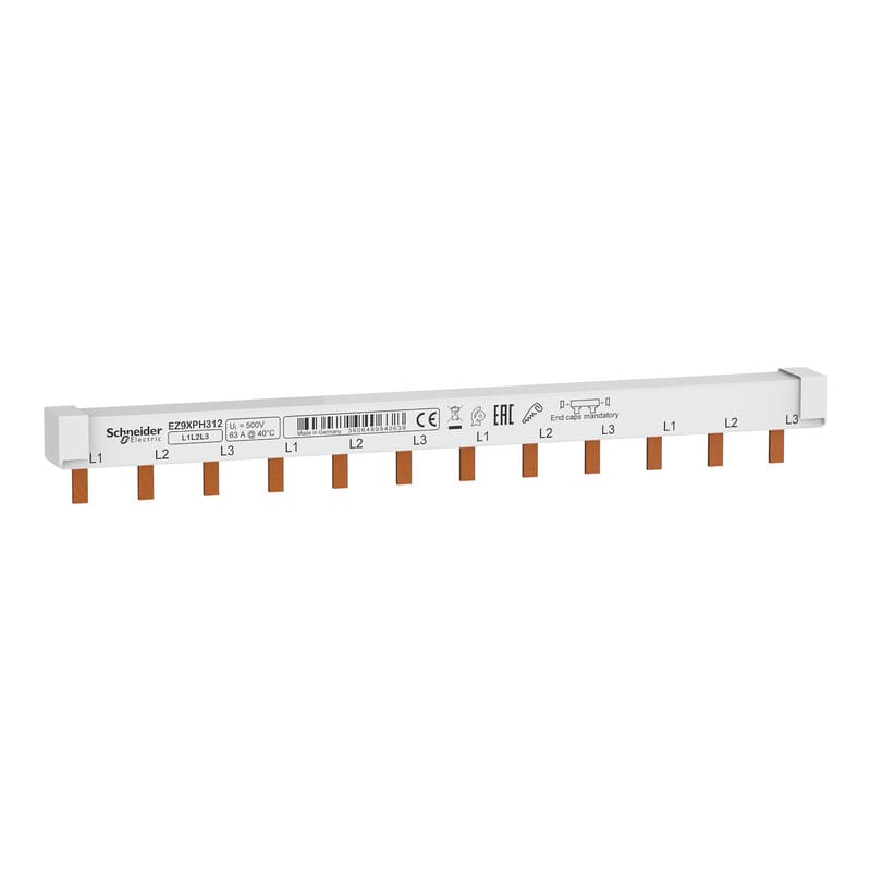 SCHNEIDER ELECTRIC - Virtakisko - Easy9 Virtakisko 3P 12 Mod
