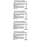 HAGER - Käyttö-ohjetarra - VVST (SIS. 4 TARRAA)