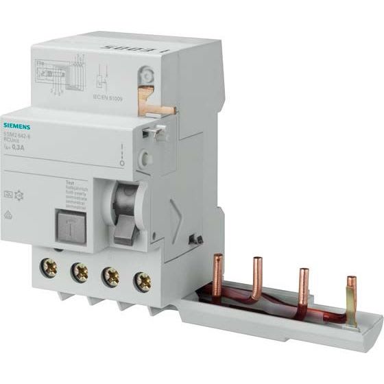 SIEMENS - V.v.suojablokki 30mA 6-40A 4-n - 5SM2342-0