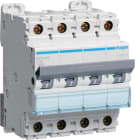 HAGER - Johdonsuojakatk. 4-nap C 10kA - NCN416 16A RL
