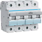 HAGER - Johdonsuojakatk. 4-nap D 15kA - HMD499 125A