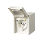 ABB - Vikavirtapistorasia Kosti - 1-os,30mA,IP44,jatkettava,pin