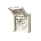 ABB - Vikavirtapistorasia kosti - 1-os,30mA,IP44,jatkettava,uppo