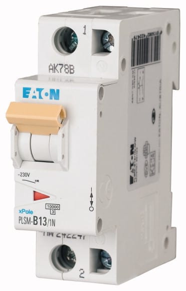 EATON - Johdonsuojakatkaisija 13A 10kA - PLSM-B13/1N