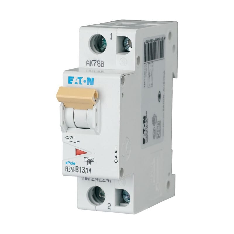 EATON - Johdonsuojakatkaisija - PLSM-D13/1N-MW
