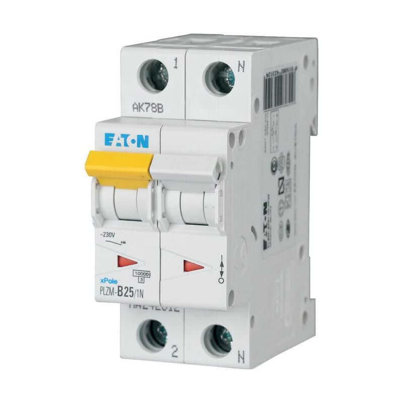 EATON - Johdonsuojakatkaisija - PLZM-C25/1N-MW