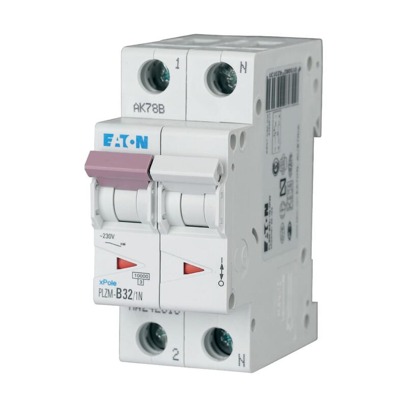 EATON - Johdonsuojakatkaisija - PLZM-C32/1N-MW