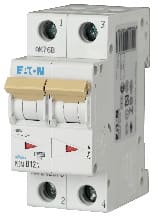EATON - Johdonsuojakatkaisija - PLSM-B12/2 10kA 2-n B 12A