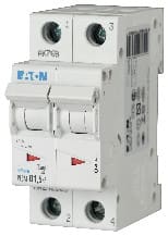 EATON - Johdonsuojakatkaisija - PLSM-C1,5/2 10kA 2-n C 1,5A