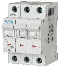EATON - Johdonsuojakatkaisija - PLSM-B3/3 10kA 3-n B 3A