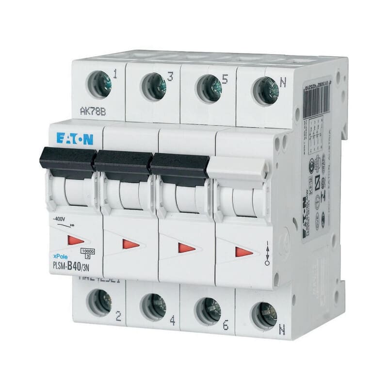 EATON - Johdonsuojakatkaisija - PLSM-B40/3N-MW