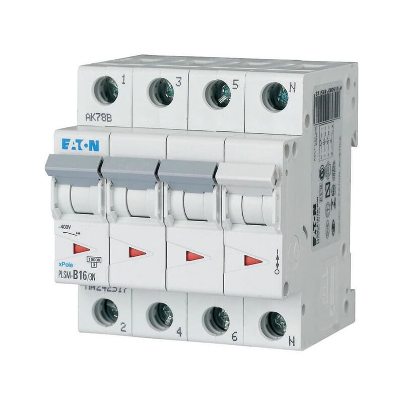 EATON - Johdonsuojakatkaisija - PLSM-C16/3N-MW