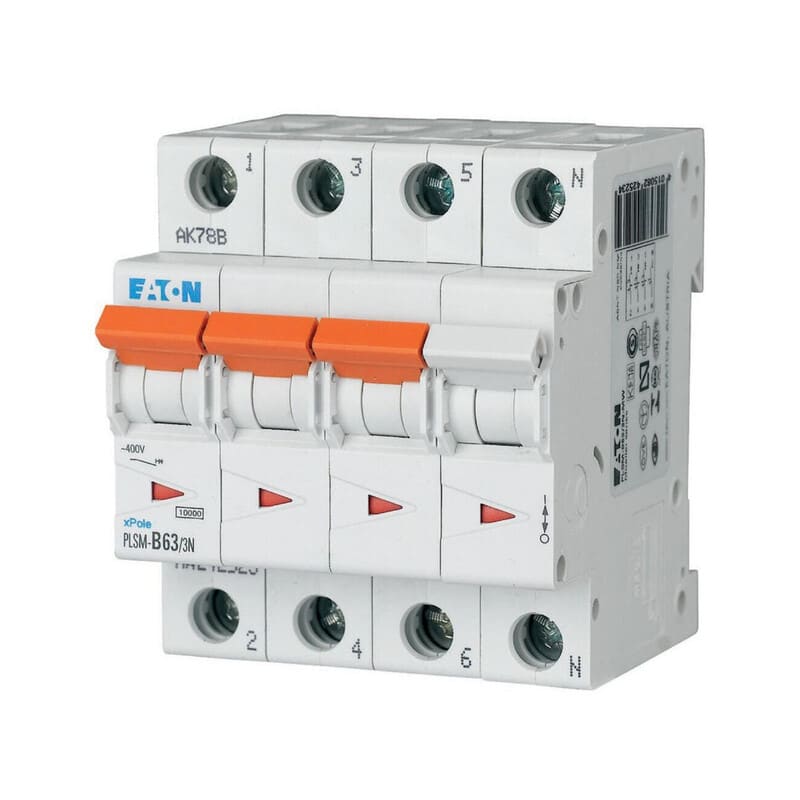 EATON - Johdonsuojakatkaisija - PLSM-C63/3N-MW