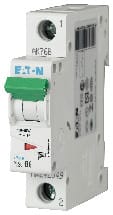 EATON - Johdonsuojakatkaisija 6A 6kA - PLS6-C6 6kA 1-n C 6A