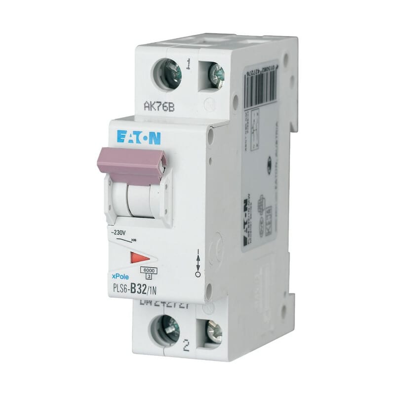 EATON - Johdonsuojakatkaisija - PLS6-C32/1N-MW