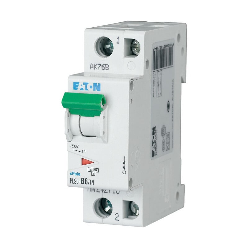 EATON - Johdonsuojakatkaisija - PLS6-D6/1N-MW