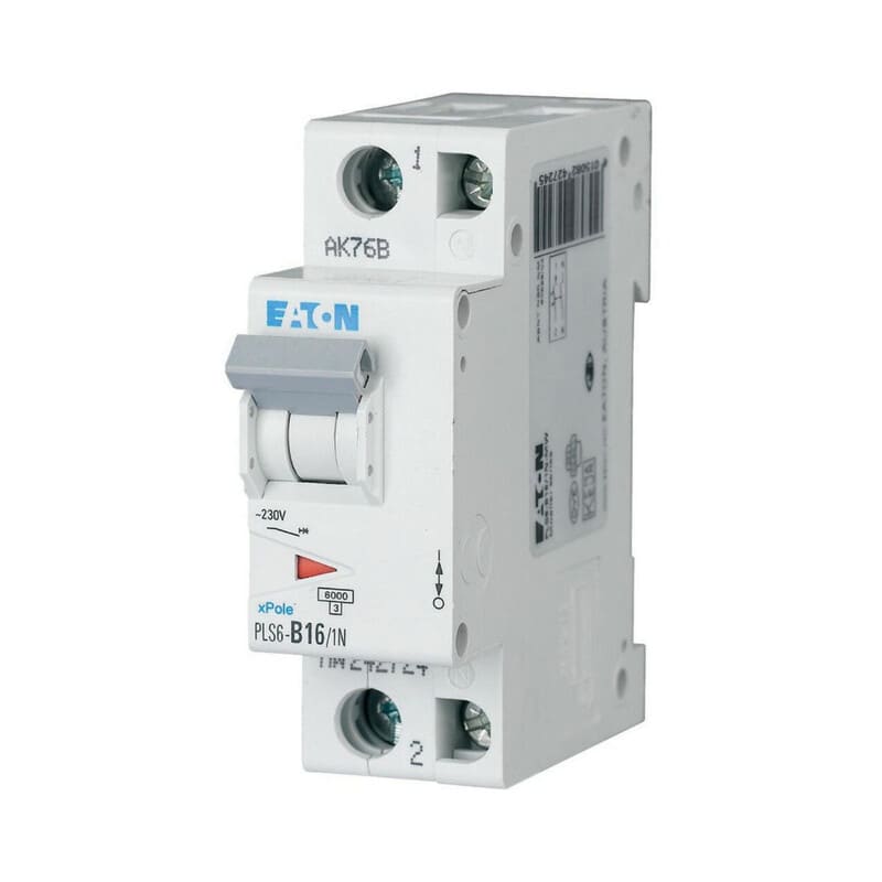 EATON - Johdonsuojakatkaisija - PLS6-D16/1N-MW