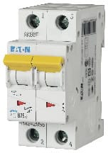 EATON - Johdonsuojakatkaisija 25A 6kA - PLS6-B25/2 6kA 2-n B 25A
