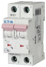 EATON - Johdonsuojakatkaisija - PLS6-C2/2 6kA 2-n C 2A