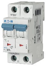 EATON - Johdonsuojakatkaisija 20A 6kA - PLS6-D20/2 6kA 2-n D 20A