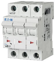 EATON - Johdonsuojakatkaisija - PLS6-B15/3 6kA 3-n B 15A
