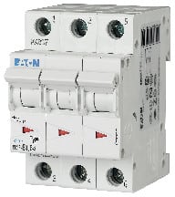 EATON - Johdonsuojakatkaisija - PLS6-B1.6/3 6kA 3-n B 1.6A