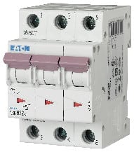 EATON - Johdonsuojakatkaisija 32A 6kA - PLS6-B32/3 6kA 3-n B 32A