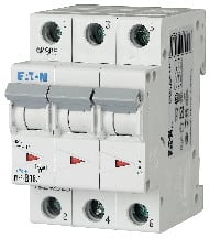 EATON - Johdonsuojakatkaisija 16A 6kA - PLS6-D16/3 6kA 3-n D 16A