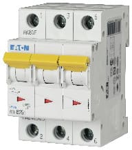 EATON - Johdonsuojakatkaisija 25A 6kA - PLS6-D25/3 6kA 3-n D 25A
