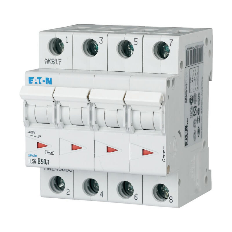 EATON - Johdonsuojakatkaisija - PLS6-B50/4-MW