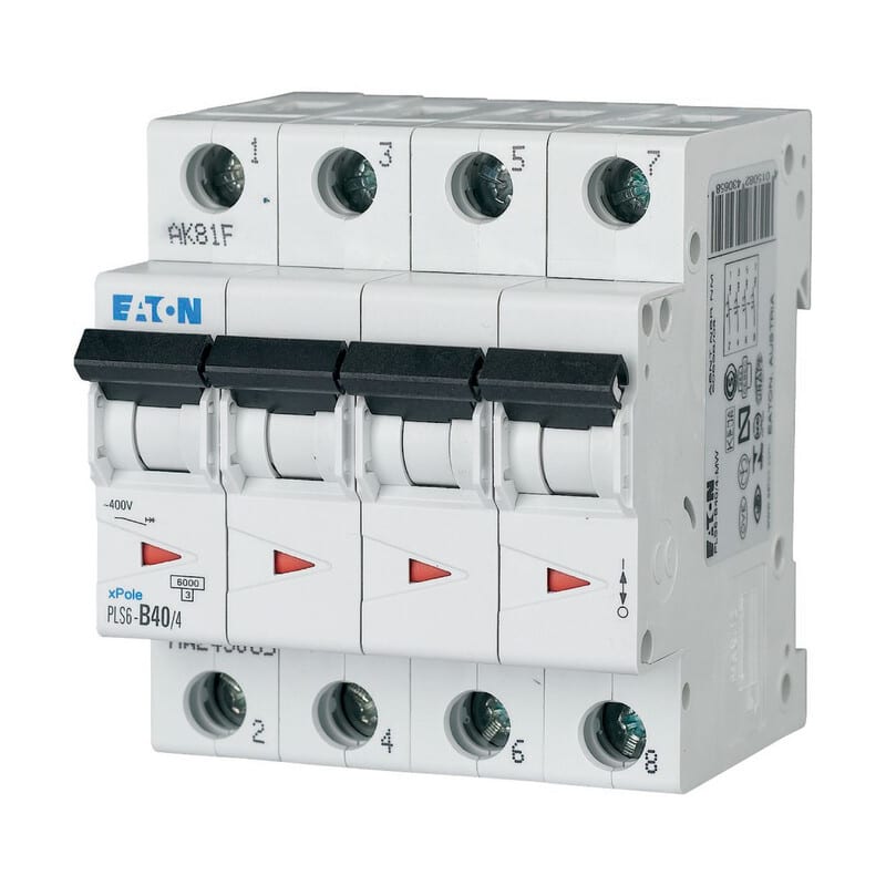 EATON - Johdonsuojakatkaisija - PLS6-C40/4-MW