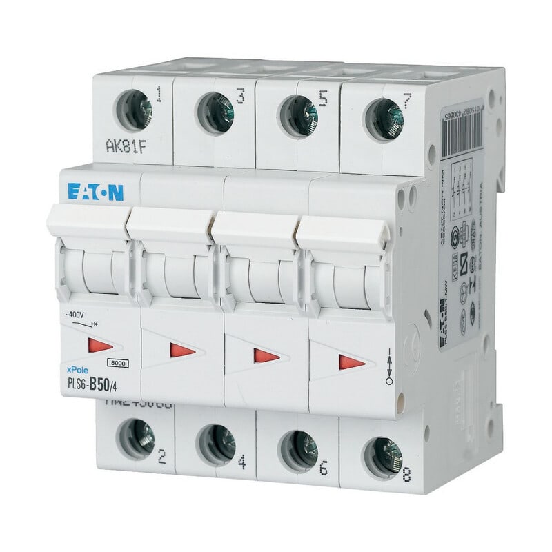 EATON - Johdonsuojakatkaisija - PLS6-C50/4-MW