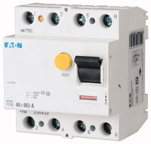 EATON - Vikavirtasuojakytkin - PFIM-40/4/05-A 40A 4-n. 500mA