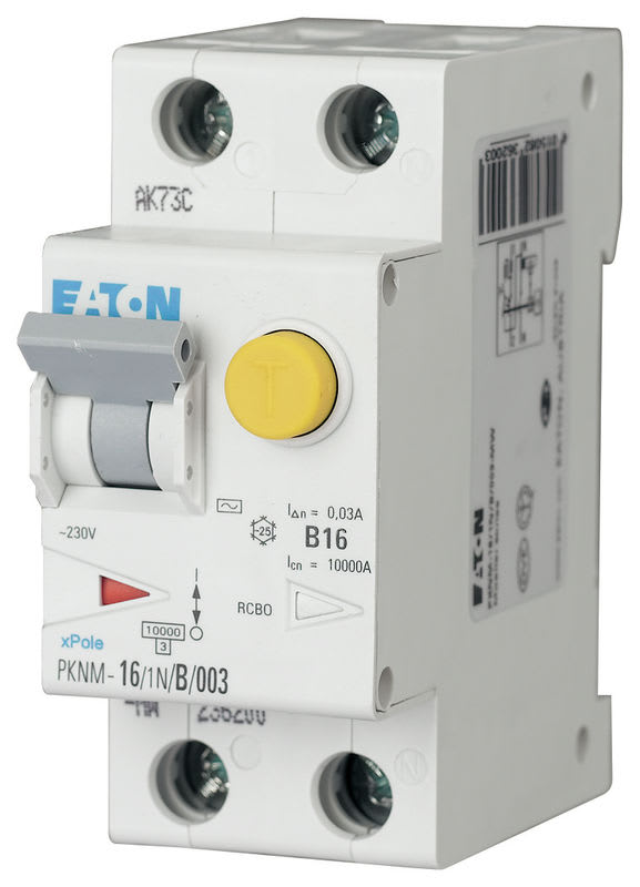 EATON - Yhdistelmäkatkaisija - PKNM-6/1N/B/03-A 6A B 300mA