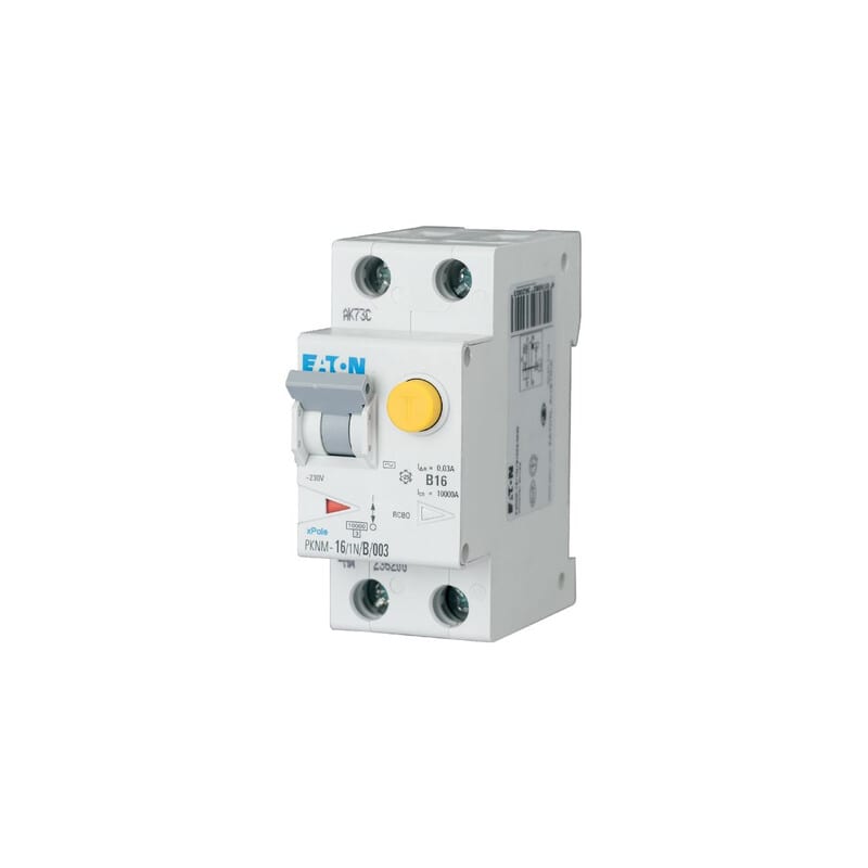 EATON - Vikavirtajohdonsuojakatkaisija - PKNM-16/1N/B/03-MW