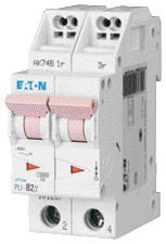 EATON - Johdonsuojakatkaisija 2A 10kA - PLI-C2/2