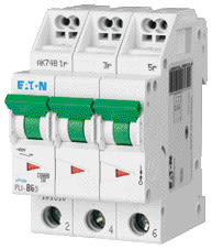 EATON - Johdonsuojakatkaisija 8A 10kA - PLI-B8/3