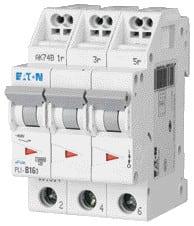EATON - Johdonsuojakatkaisija 16A 10kA - PLI-B16/3