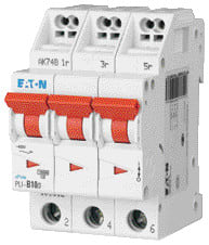 EATON - Johdonsuojakatkaisija 10A 10kA - PLI-C10/3