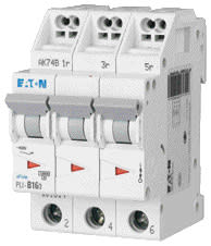 EATON - Johdonsuojakatkaisija 16A 10kA - PLI-C16/3