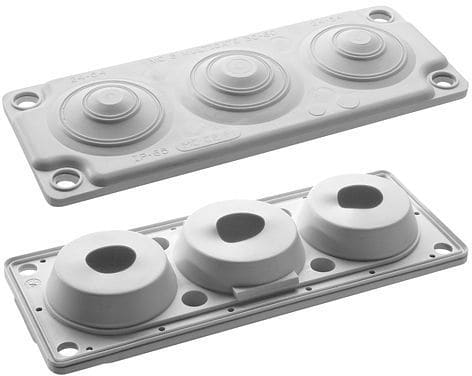 TRELLEBORG - Lukitustapein harmaa - MC 3 IP65 C-MULTILAIPPA