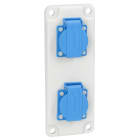 UTU POWEL - Pistorasialaippa II muovia - PRL 21-16 2xSCHUKO