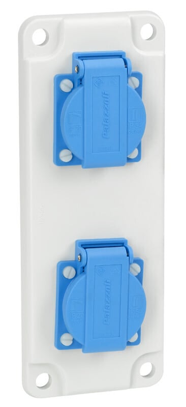 UTU POWEL - Pistorasialaippa II muovia - PRL 21-16 2xSCHUKO